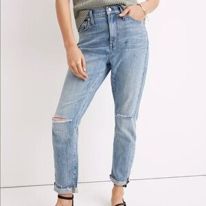 Madewell The High-Rise Slim Boyjean in Elkhart Wash